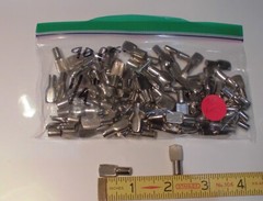 90 pcs. 6mm X 22mm: Shelf Support Pegs Pins Shelves Holders Spoon Shape; Chrome