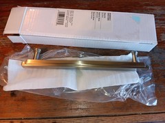 Amerock 6-5/16 in. (160mm) Modern Satin Nickel Bar Cabinet Pull