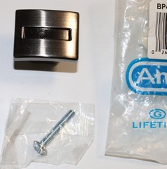 Cabinet Knob from Amerock BP4423-PWT Pretty Metal Square