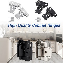 1/2″ Overlay Semi Partial Wrap Kitchen Cabinet Hinges Self Closing Cabinet Hinge
