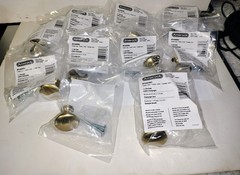 LOT OF 10 Amerock BP35005BBZ Golden Champagne Dore 1-1/4 Inch Round Cabinet Knob