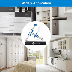 Cabinet Hardware Jig Tool for Handle Knob Pull Installation of Door and Drawer