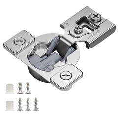 0.5 Inch Overlay Soft Close AntiRust Concealed Cabinet Hinges 10 PCS