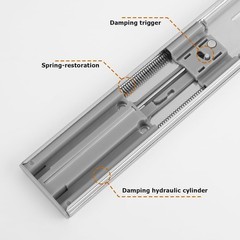 Ball Bearing Cabinet Drawer Glides 22 Inch – 100 LB Capacity
