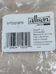 Allison BP53018FB Matte Black Round Cabinet Knobs – Set of 7 with Screws