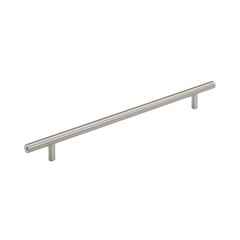 BP40519G10 Bar Pulls 10-1/16 inch Center-to-Center Satin Nickel Cabinet Pull