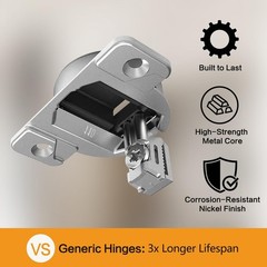 8 PCS Replacement for Blum 110 Compact 33 ScrewIn Cabinet Door Hinges Part