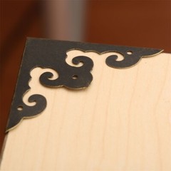 4pcs 50mm Jewelry Chest Box Wood Case Edge Corner Protector Guards Household