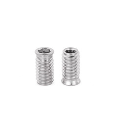 1/5/10/20pcs Insertable Internal and External Thread Nuts Hex Nuts M4 M5 M6 M8
