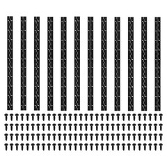 20×1.2 Inch Heavy Duty Piano Hinge, 12Pack Hinge with Hole for Piano,Black