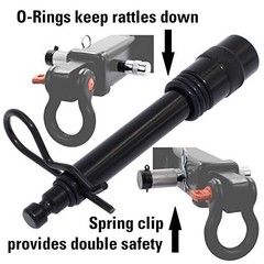 79634 Keyed Alike 5/8″ Trailer Hitch Lock Set with Extra Long 3-1/4″ Span,