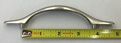 Distressed Nickel Finish Arch Bow Cabinet Drawer Door Pulls Handles 3-3/4″ Qty10