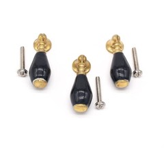 Black Cabinet Pulls Solid Drawer Knobs Handles Modern Kitchen Cupboard Handles