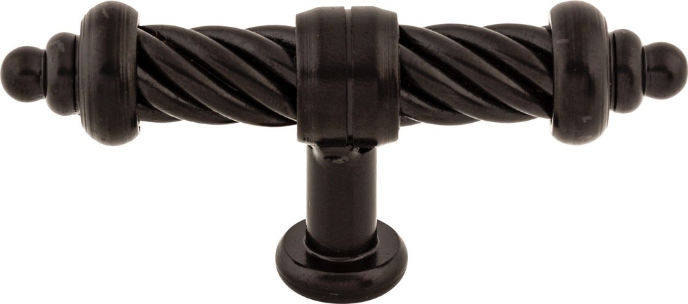 Top Knobs M629 T-Shaped Twist Knob 3 5/8″ Patina Black