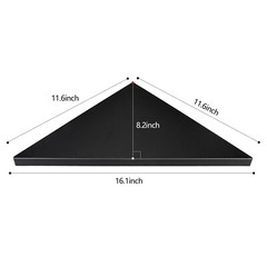 evron Corner Mounting Shelf,Easy to Install Wall Corner Shelf,Frosting Patter…