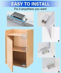 30lb Heavy Duty Magnetic Door Catch – Stainless Steel 2-Pack for Secure Closures