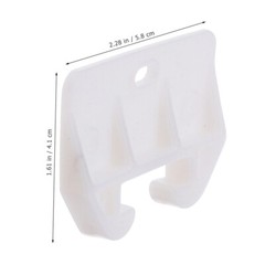 20pcs Plastic Drawer Guides Drawer Track Guides Track Replacements Track Guides