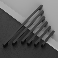 Matte Black Cabinet Pulls – 10 Pack, 5 Inch (128mm) Kitchen Handles