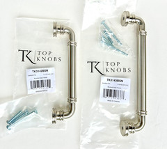 2 TOP KNOBS CRANFORD PULLS SATIN NICKEL TK3142BSN 5-1/16″, TK3143BSN 6-5/16″ C-C