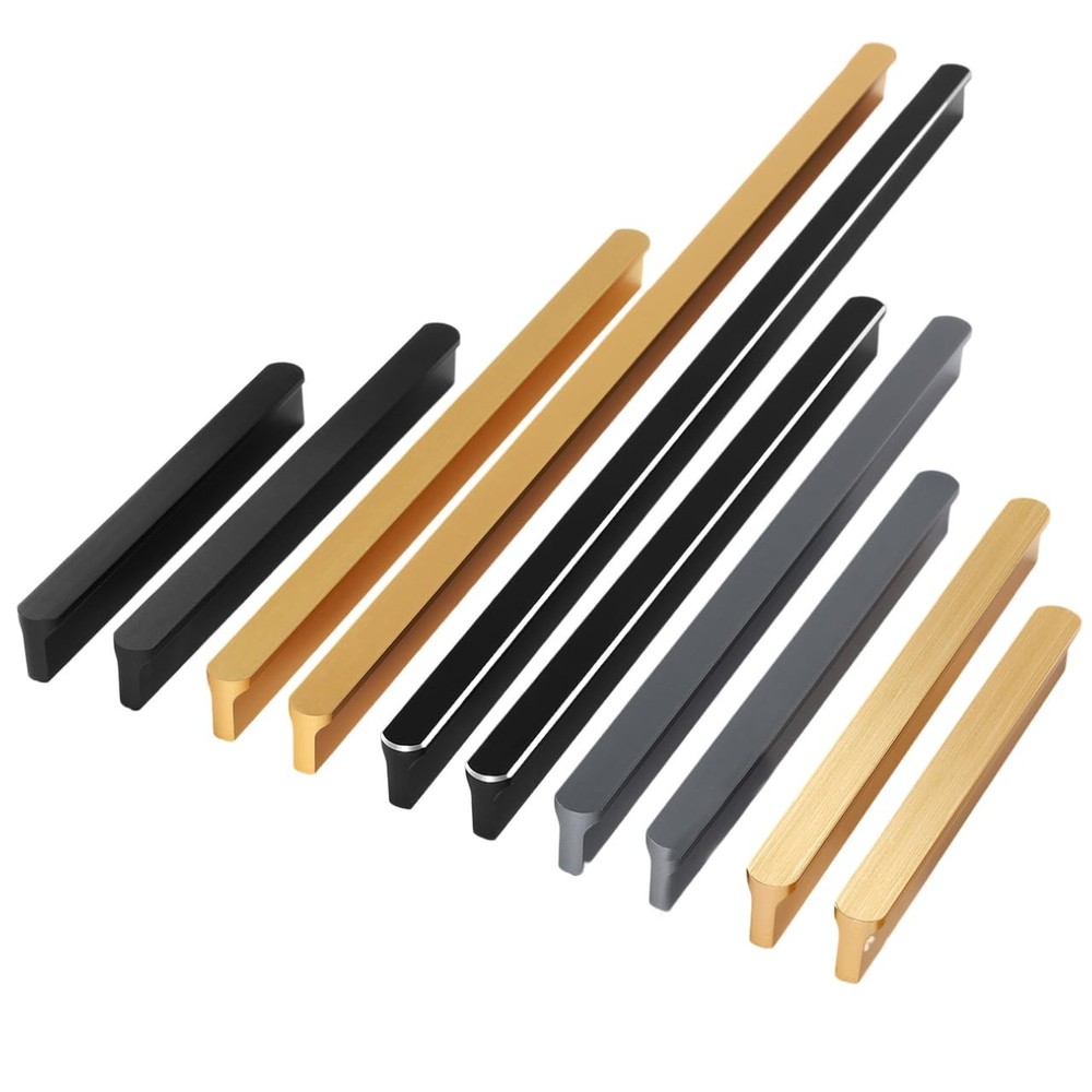 Shozafia 5pk 4.57 Gray Cabinet Pulls Drawer Handles