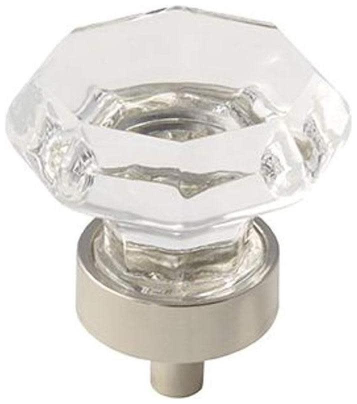 Amerock BP55268 Nickel/Clear Traditional Classics 1-5/16″ Geometric Cabinet Knob