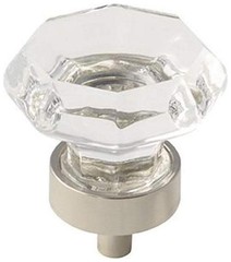 Amerock BP55268 Nickel/Clear Traditional Classics 1-5/16″ Geometric Cabinet Knob