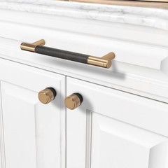 10 Pack 5 Inch128mm Black And Champagne Bronze Knurled Cabinet Handles Knurled