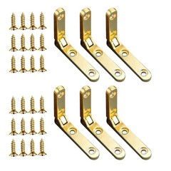 6Pcs Small Hinges With Screws Perfect for use in wooden boxes, cabinets