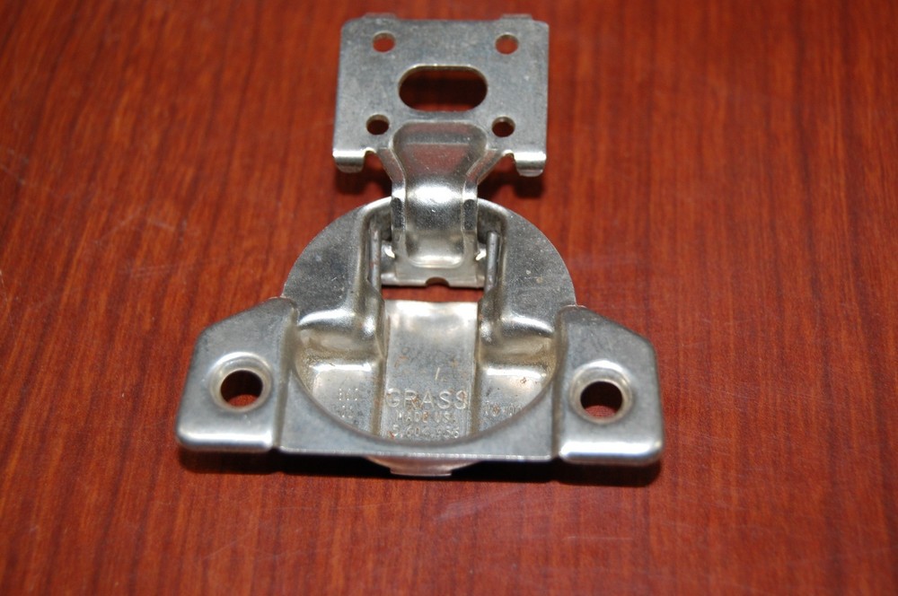 A+2 Grass 860 Nickel Face Frame Hinge w/ 860-10 base mount plate 860-01