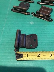 Lot of 22 Amerock Self Closing Cabinet Hinge 4000D-2 Antique Brass Bronze Color