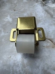 4PCS Roller Wheel Spring Cabinet Furniture Closet Door Catch Latch ,BRASS