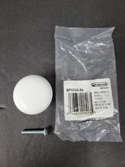 Amerock Allison White Ceramic 1 1/2″ Round Cabinet Knob BP5322-54