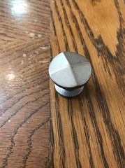 Amerock Highland Ridge 1-3/16 in. Dia Golden Champagne Round Cabinet Knob