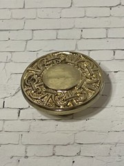 Vintage Amerock 1 1/4″ Gold (ornate front) Drawer or Cabinet Knob Pulls – NOS