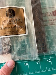 New 2-pack lot Keeler Kingston Antique Satin Bronze Rectangular Backplate 3″ CC
