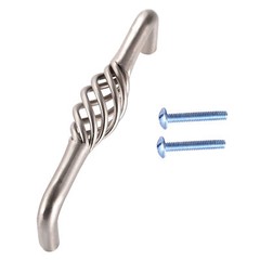 25 PCS Bird Cage Birdcage Kitchen Cabinet Pull Satin Nickel 96MM 3 3/4″ 897-SN