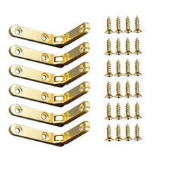 6Pcs Small Hinges With Screws easily matching with all kinds of jewelry boxes