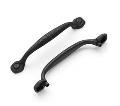 Set of 5) Hickory Hardware P2998-BI Refined Rustic 5 1/16″ Cabinet Pull