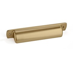 10 PCS 3 Inch Brushed Brass Cabinet Cup Pulls Kitchen Drawer Handles Knobs