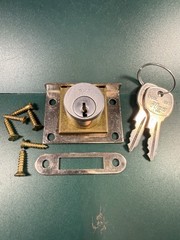 CORBIN DEADBOLT DRAWER LOCK, 7/8″ BARREL, Pre-2004, NOT CHINA JUNK KEY #052