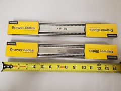 *2 Pairs* Aolisheng 14 in. Heavy Duty Full Extension Ball Bearing Drawer Slides