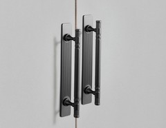 6 PCS 5.04 Inch c-c Matte Black Drawer Pulls Zinc Alloy Kitchen Hardware