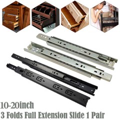10/12/14/16/18/20 Full Extension Ball Bearing Heavy Duty Drawer Slide Track Rail
