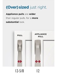 Amerock Bronx BP54070GM 12-in (305mm) Center Heavy Appliance Pull, 50% Off
