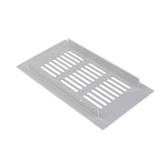80mm Silver Aluminum Ventilation Grille for Cabinets Wardrobes and Doors