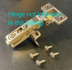 6x SOLID STEEL Grass Hinge #048 Base Plates + 1x 1006-30 Sprig Loaded Hinge