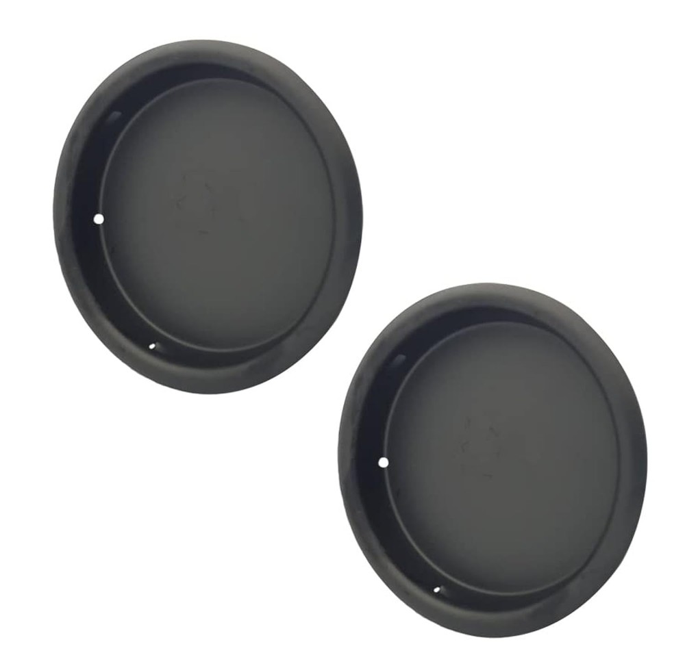 Solid Brass Finger Pull, 2-1/8″, Matte Black, Made in Taiwan, 2 Pack