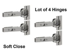 Lot of 4 IKEA UTRUSTA Soft Close HINGE 110° Hinges 404.017.84 New