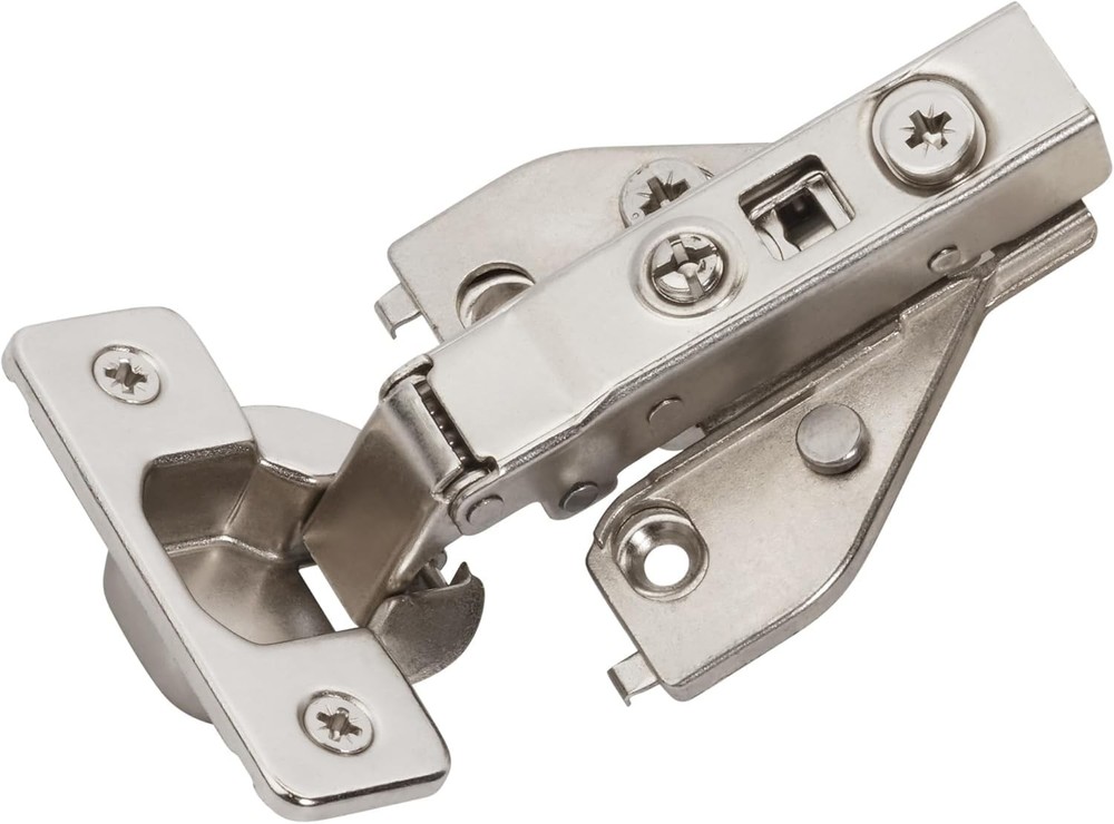 Amerock 2 Pack Full Overlay Soft-Closing Euro Face Frame, Nickel