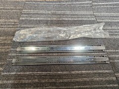 (QTY 4) Drawer Slides 21 Inches Long Full Extension Ball Bearing Stainless Steel
